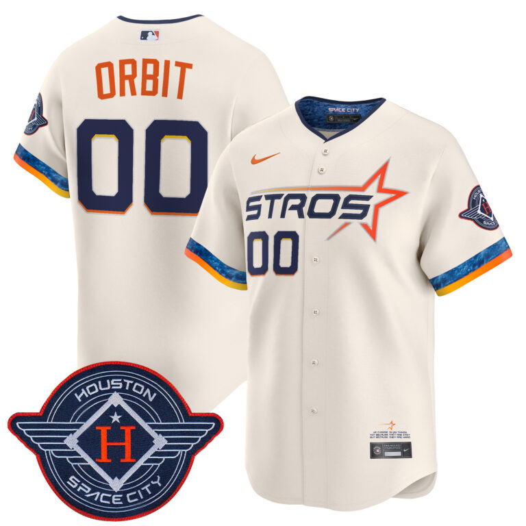 Men Custom Houston Astros cream 2025 City Connect Vapor Limited Stitched Jersey->customized mlb jersey->Custom Jersey
